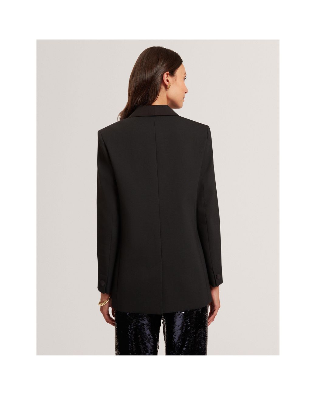 Ted Baker Black Relaxed Blazer