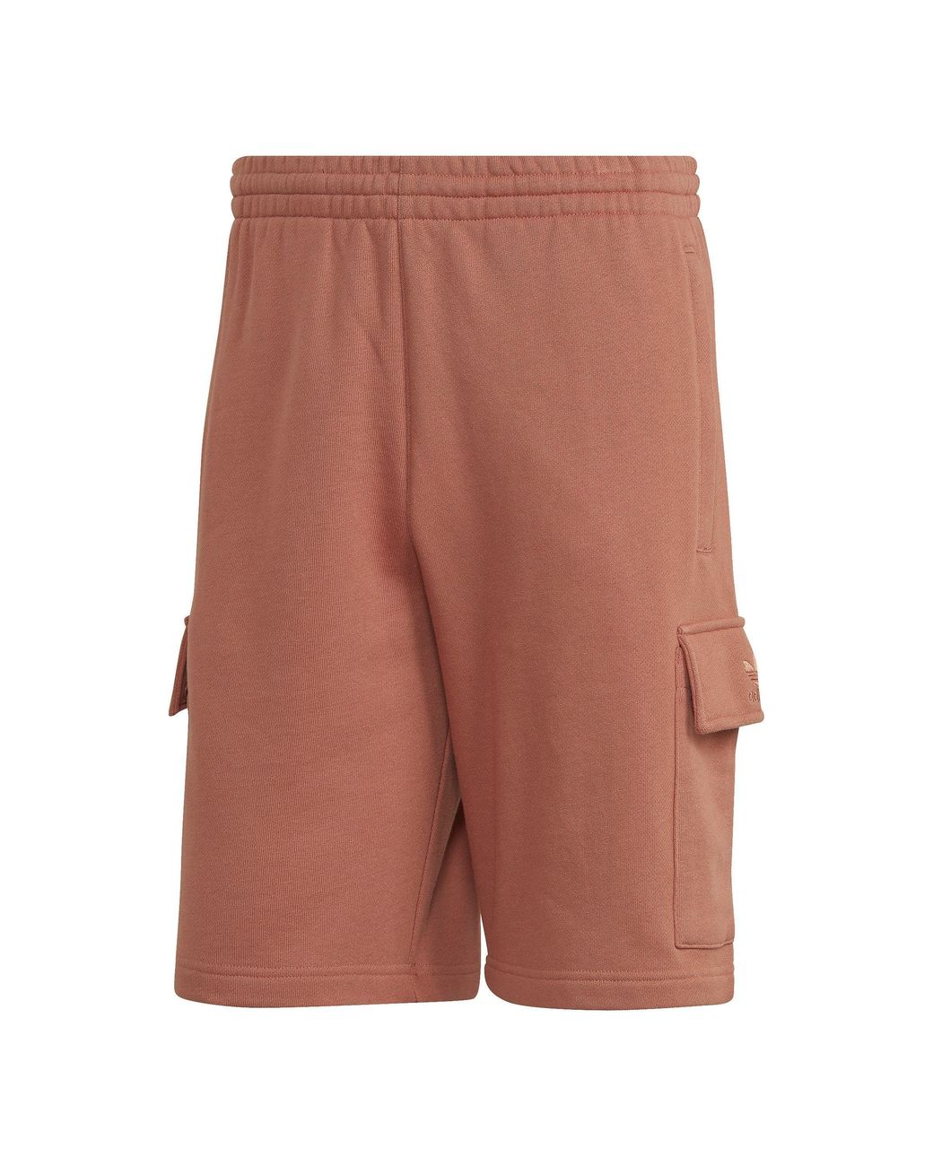Adidas Originals Brown Graphic Ozworld Cargo Shorts for men
