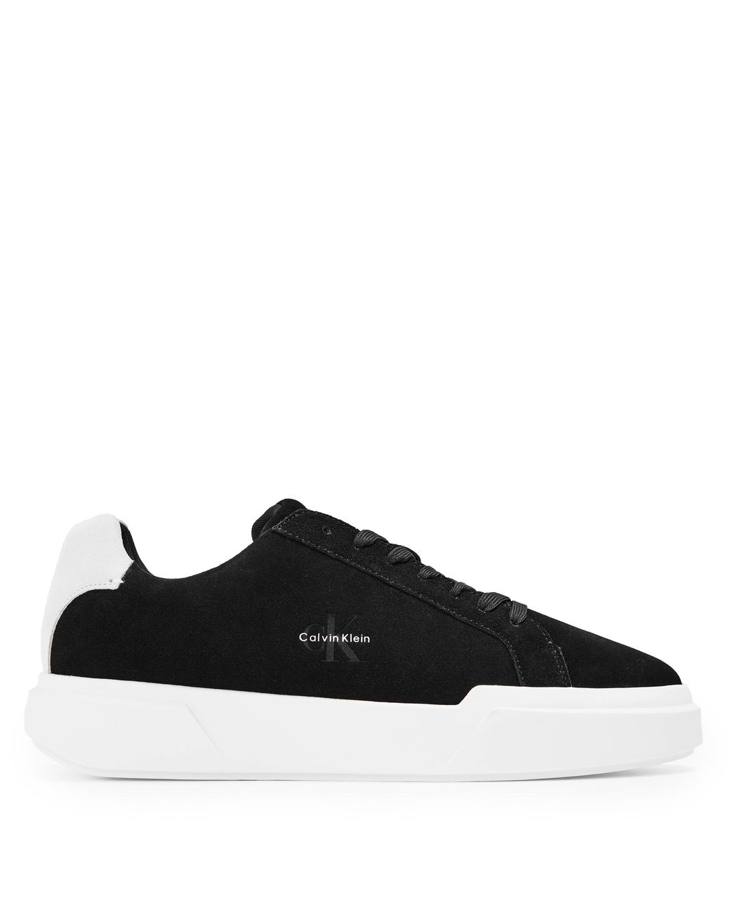Calvin Klein Black Chunky Cup Low-Top Trainers for men
