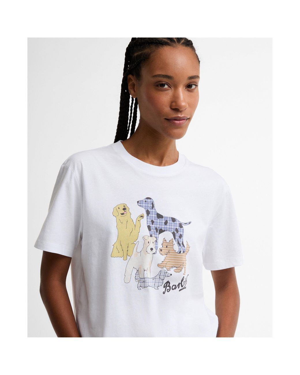 Barbour White T-Shirt