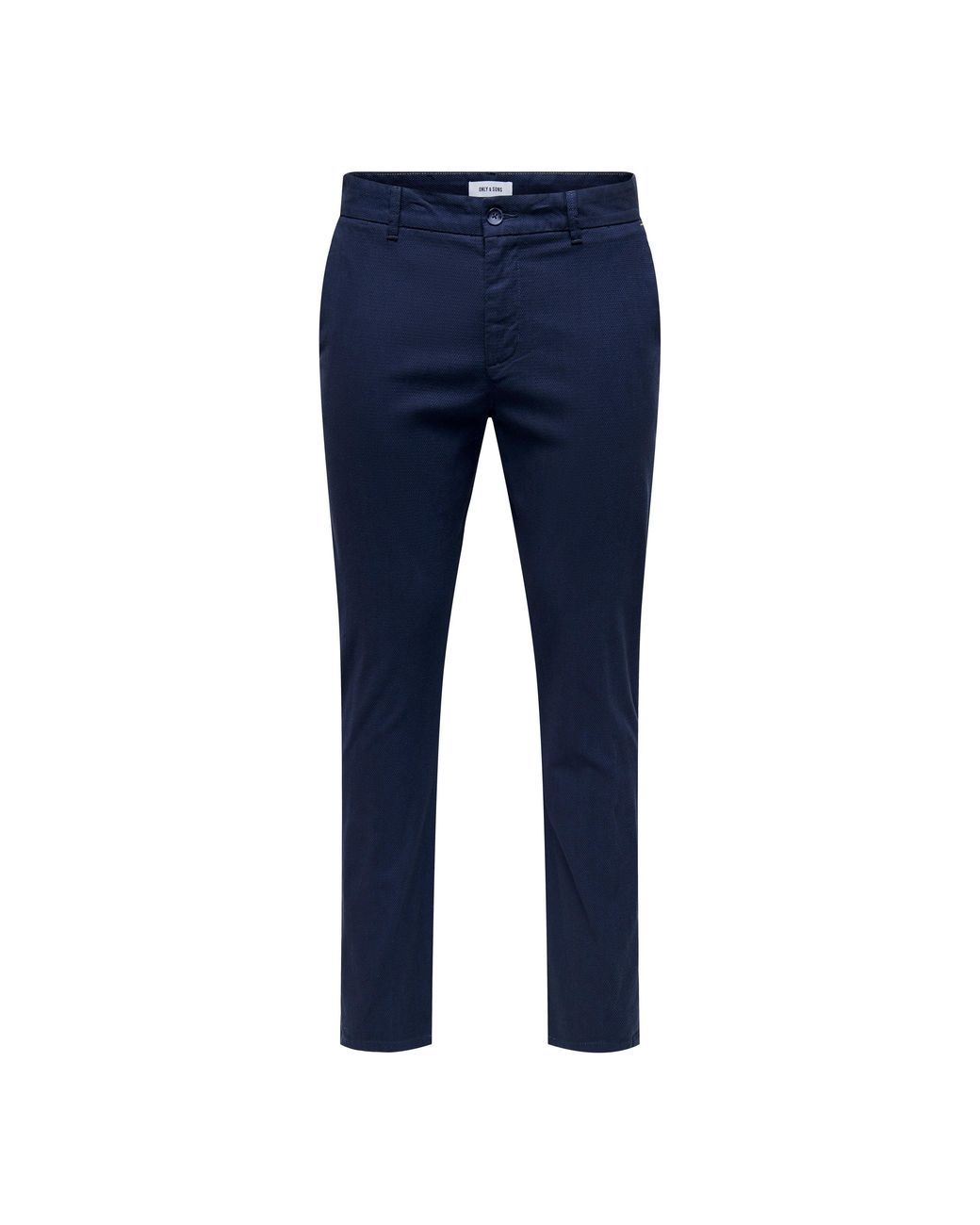 ONLY Blue Slim Fit Trousers for men