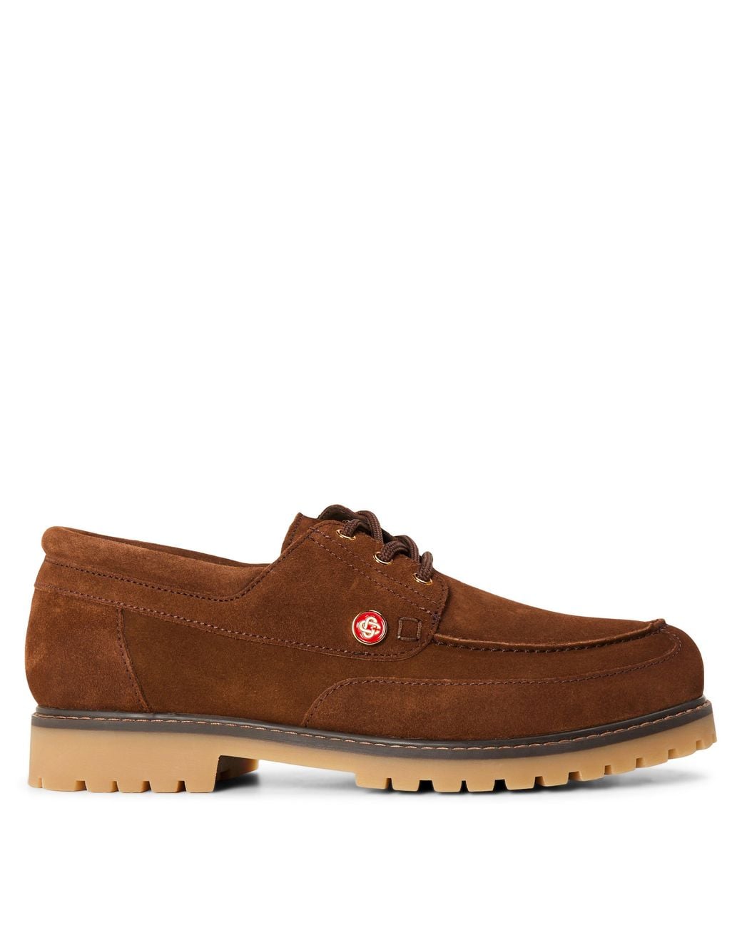 Casablanca Brown Hideki Boat Shoes for men
