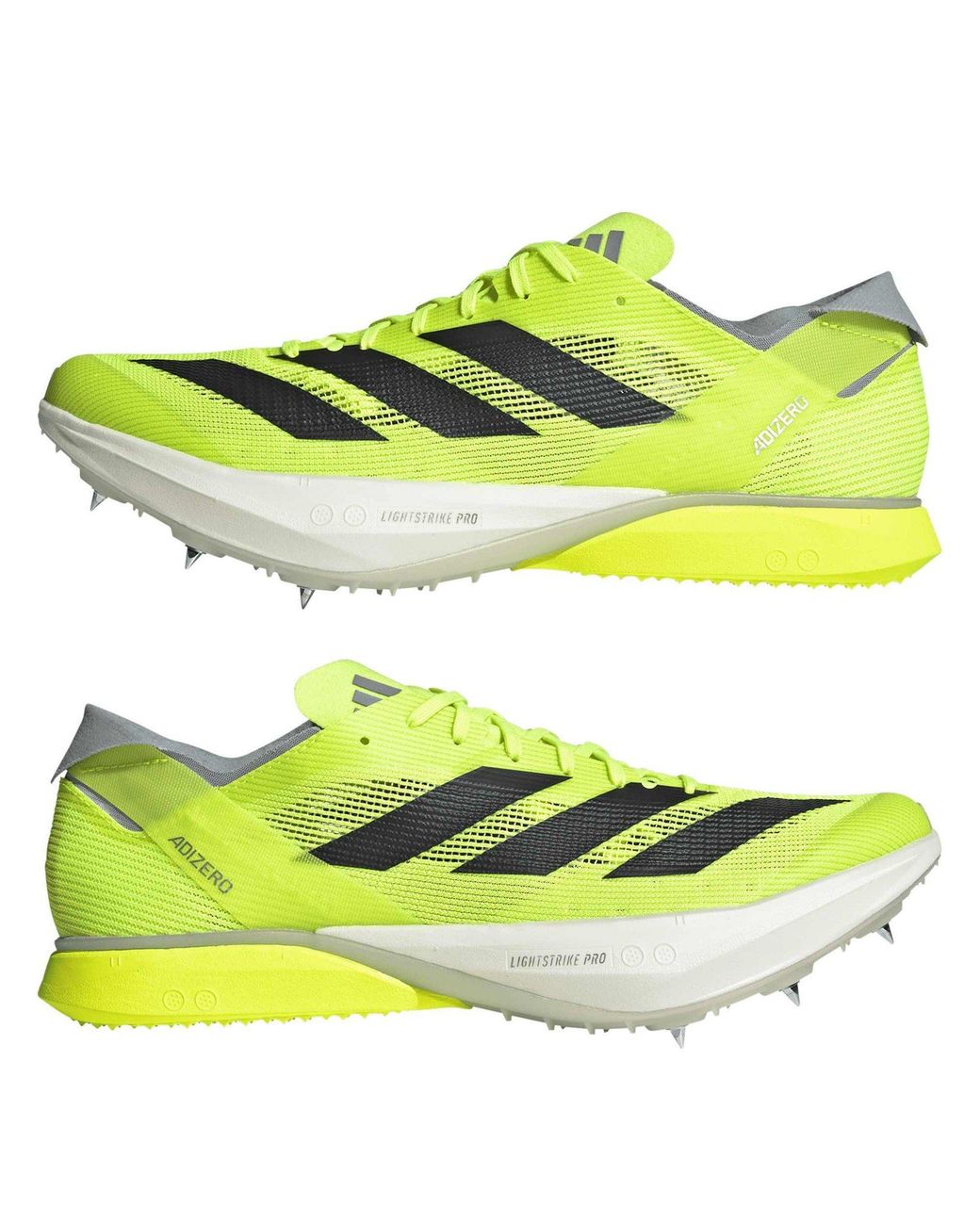 Adidas Yellow Adizero Avanti 99 Running Spikes