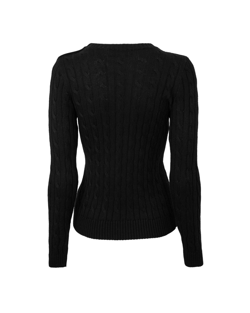 Ralph Lauren Black Cable Knit Jumper