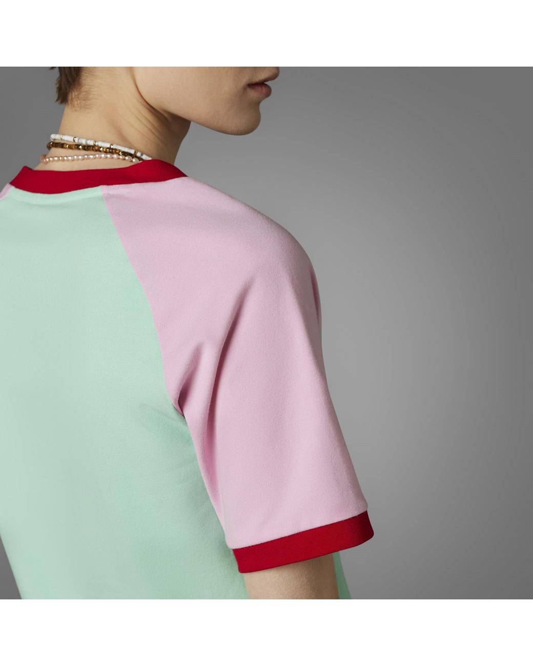 Adidas Originals Blue V-Neck T-Shirt