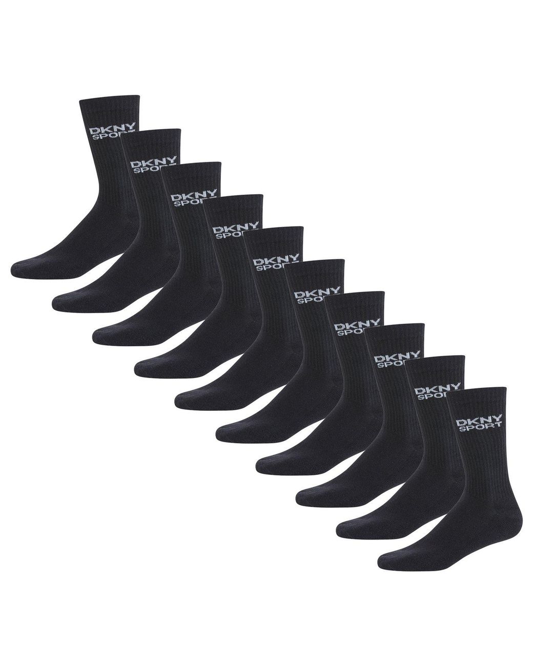 DKNY Blue 10 Pack Sports Socks Radde for men