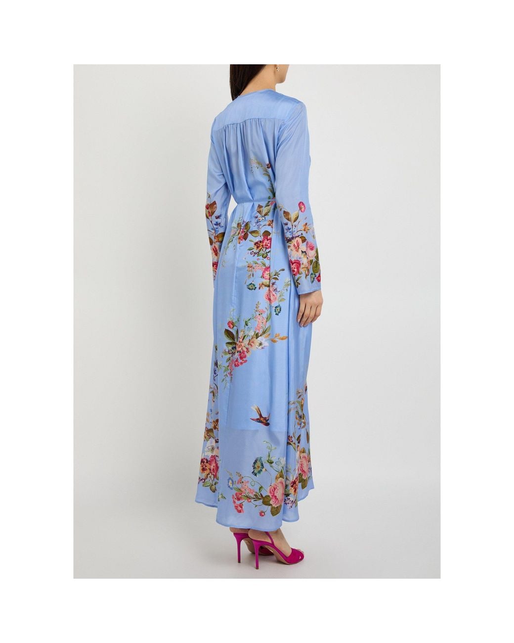 Zimmermann Blue Patience Maxi Dress
