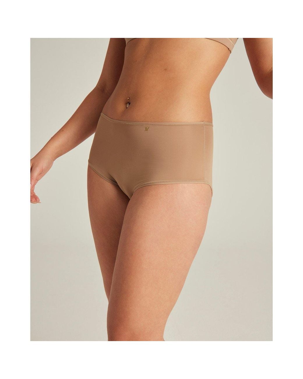 Nudea Multicolor High Waist Brief Second Skin Stretch