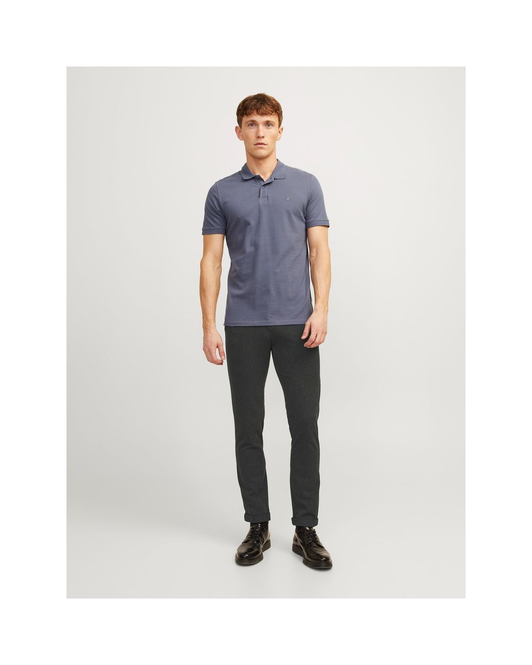 Jack & Jones Gray Connor Chino Trouser for men