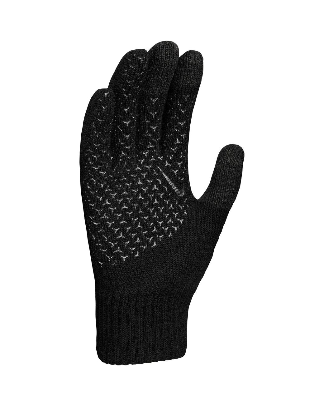 Nike Black Knit Grip Gloves