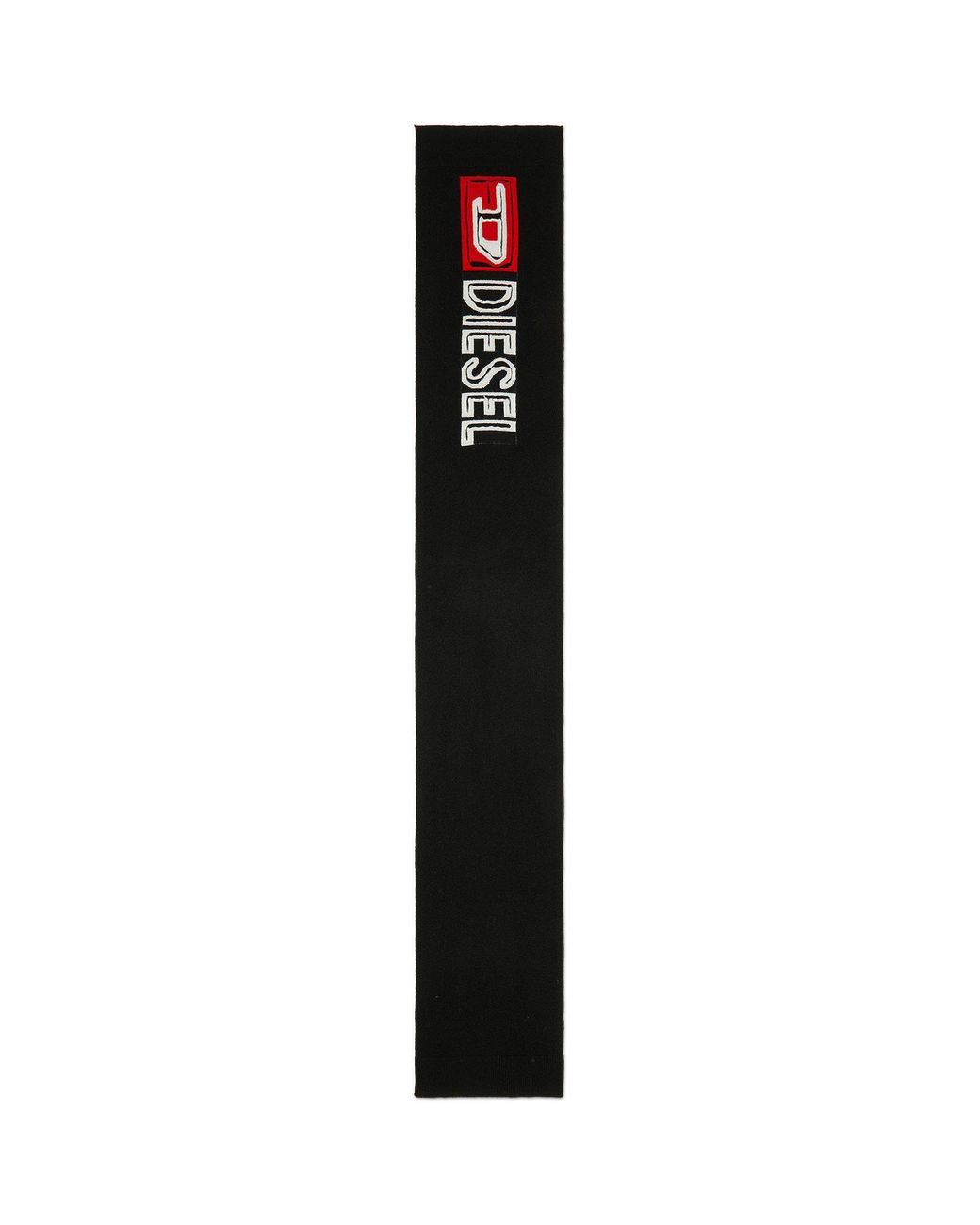 DIESEL Black Adults Midweight Scarf