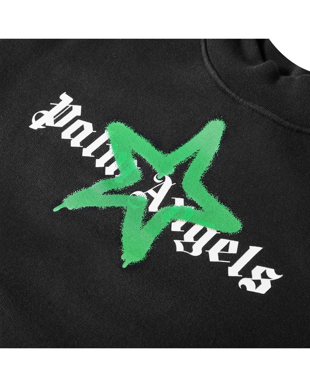 Palm Angels Black Star Crew T-Shirt