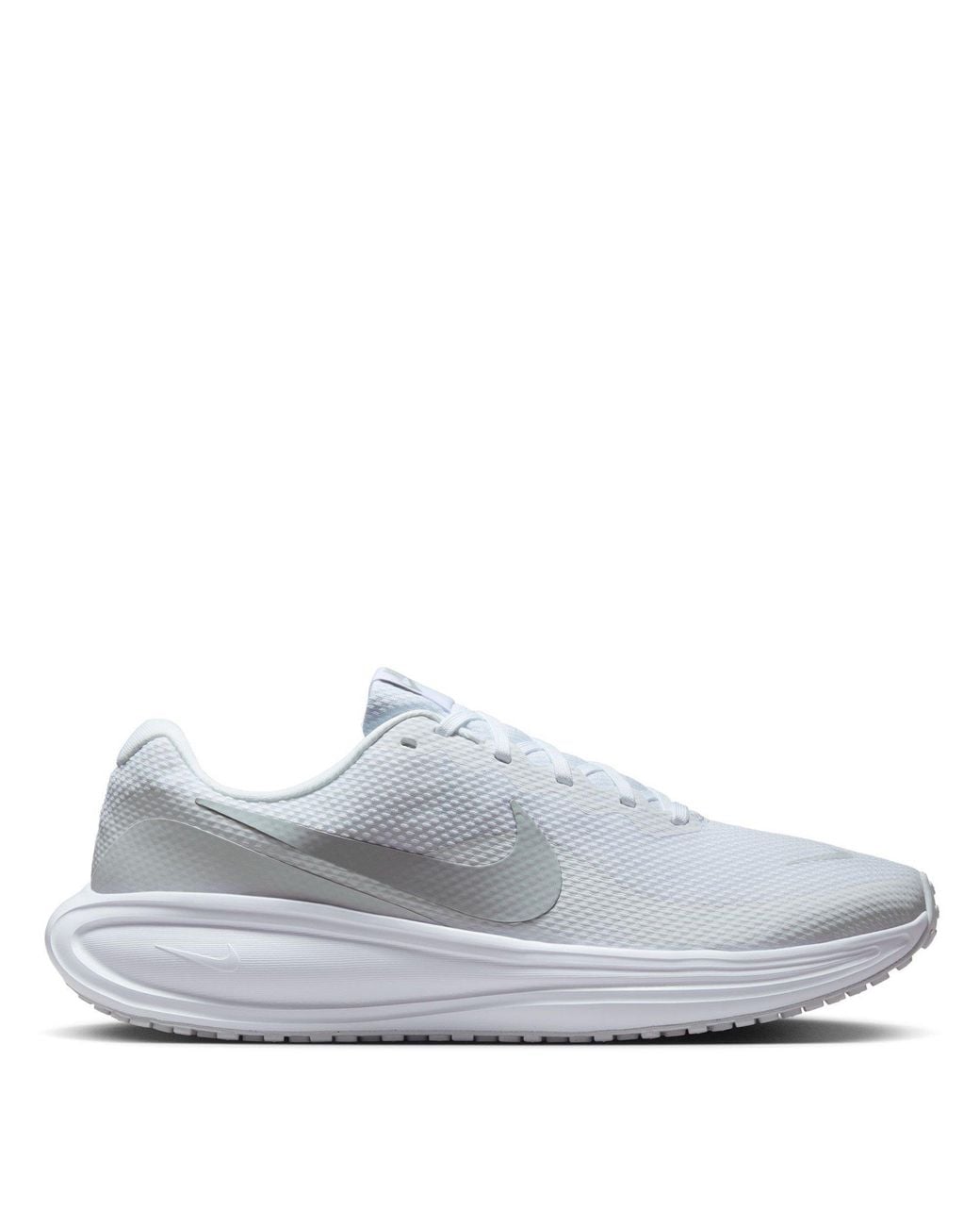 Nike White Revolution 8 Road Running Shoes for men