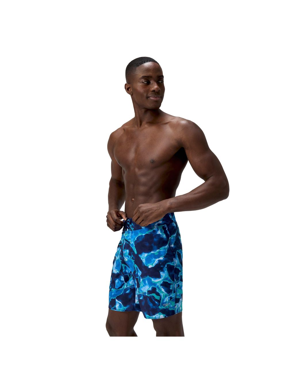 Speedo Blue Lookout Print Swimming Trunks for men