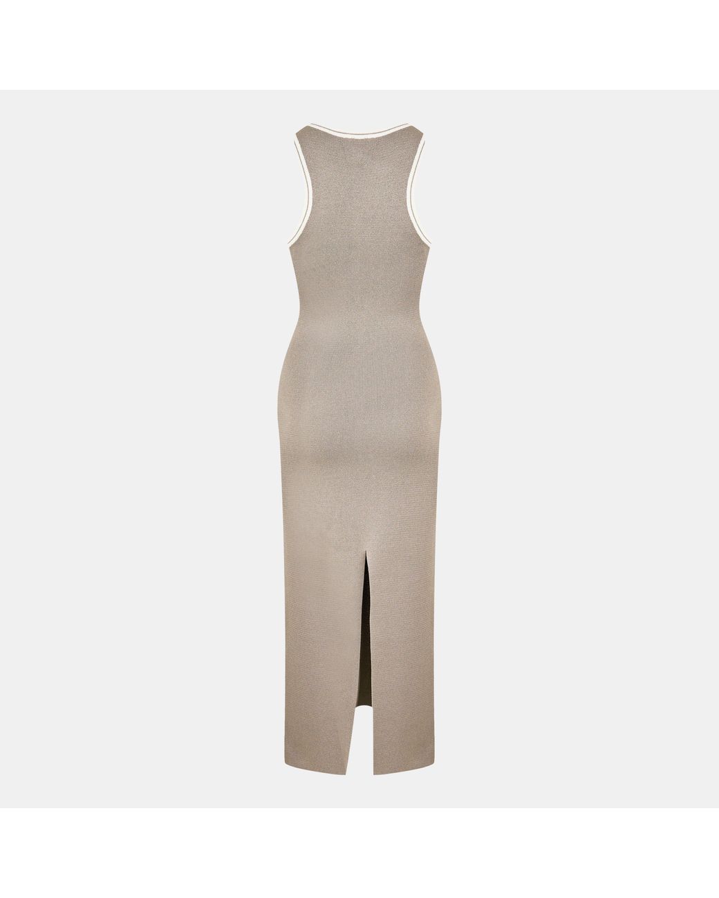 Jack Wills Natural Knitted Maxi Jumper Dress