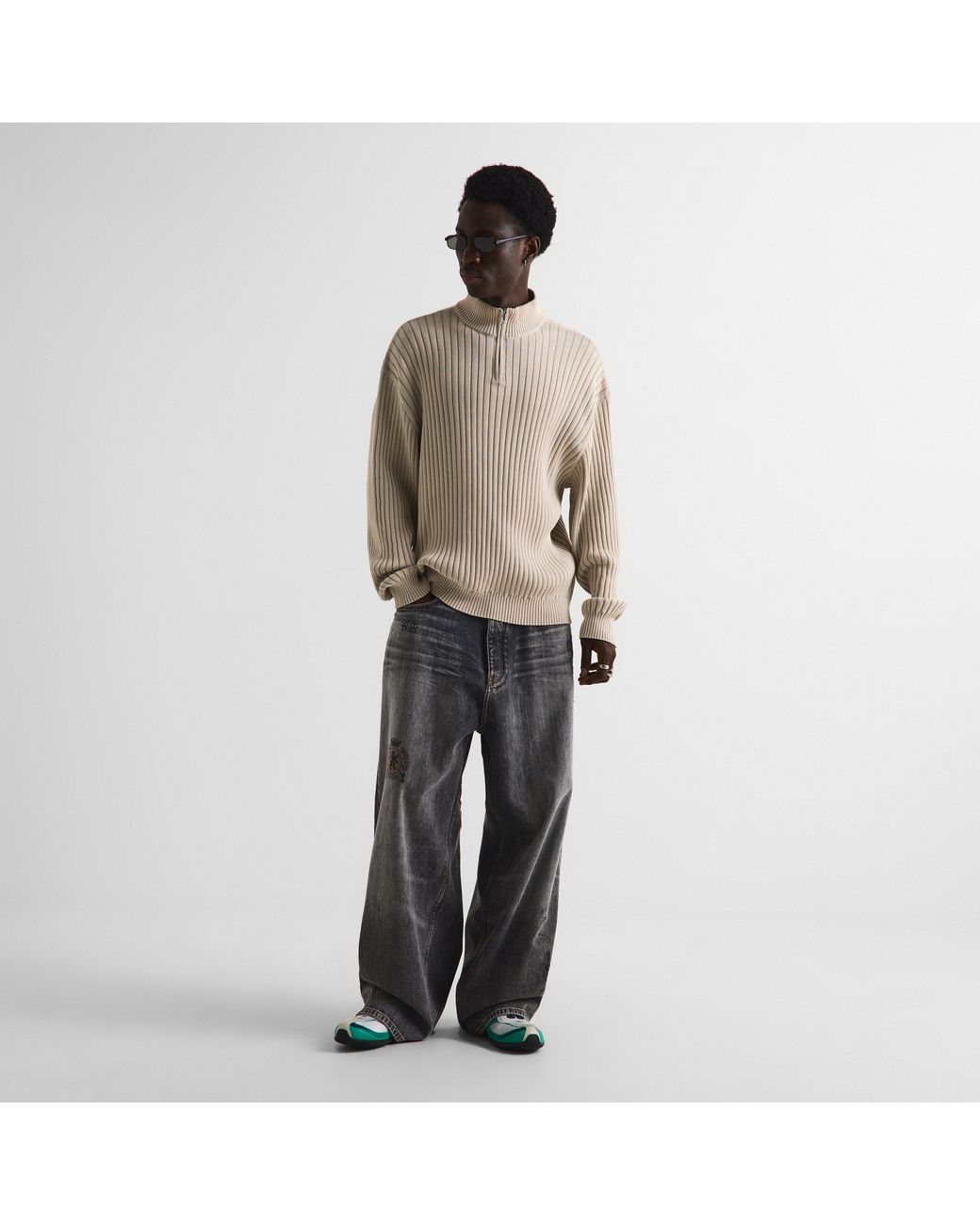 Balenciaga Green Low-Top Trainers for men