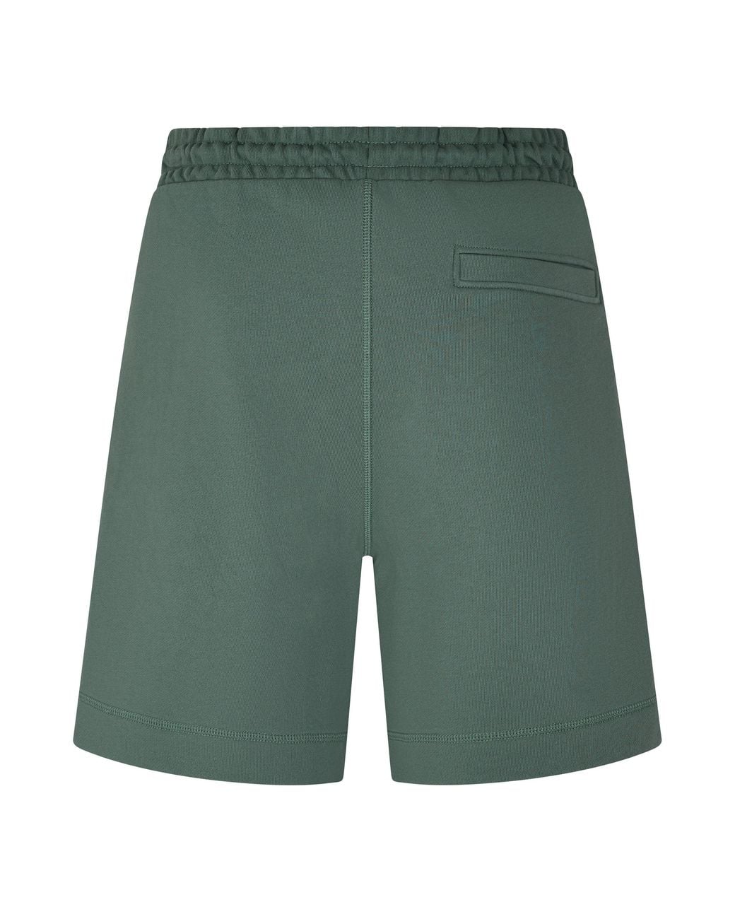 Boss Green Mid-Length Elasticated Drawstring Fleece Shorts for men