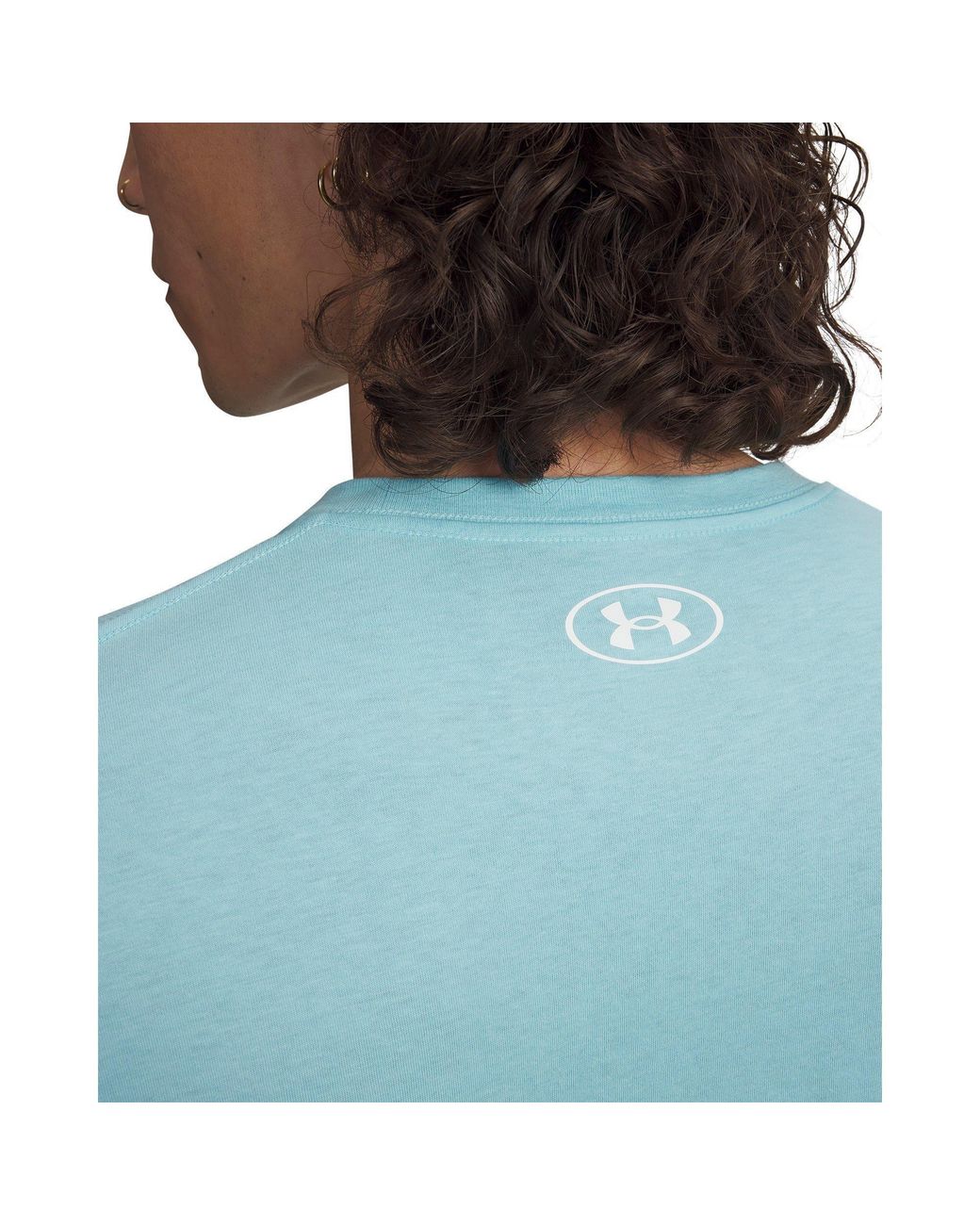 Under Armour Blue Logo T-Shirt for men