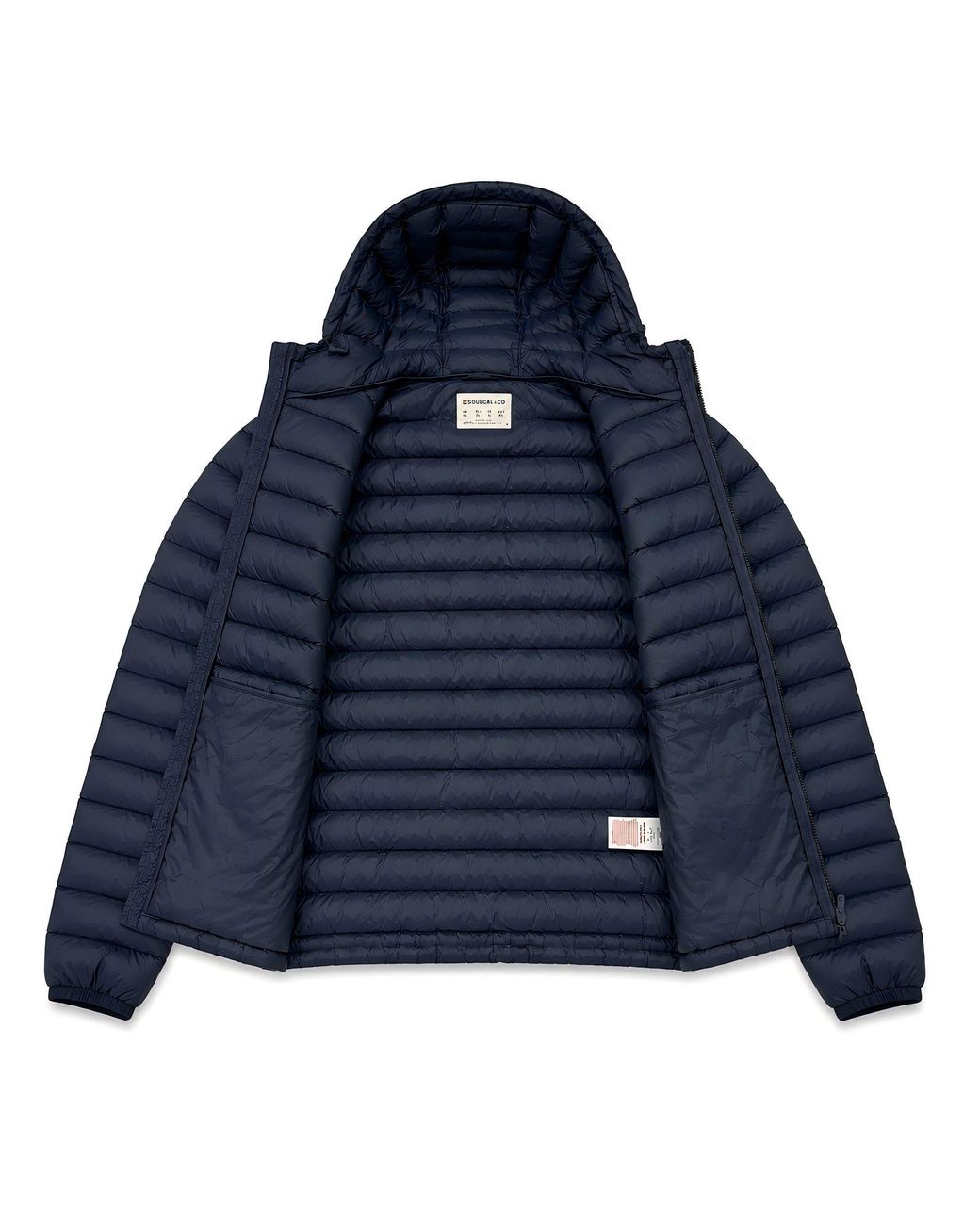 SoulCal & Co California Blue Micro Bubble Hooded Jacket for men