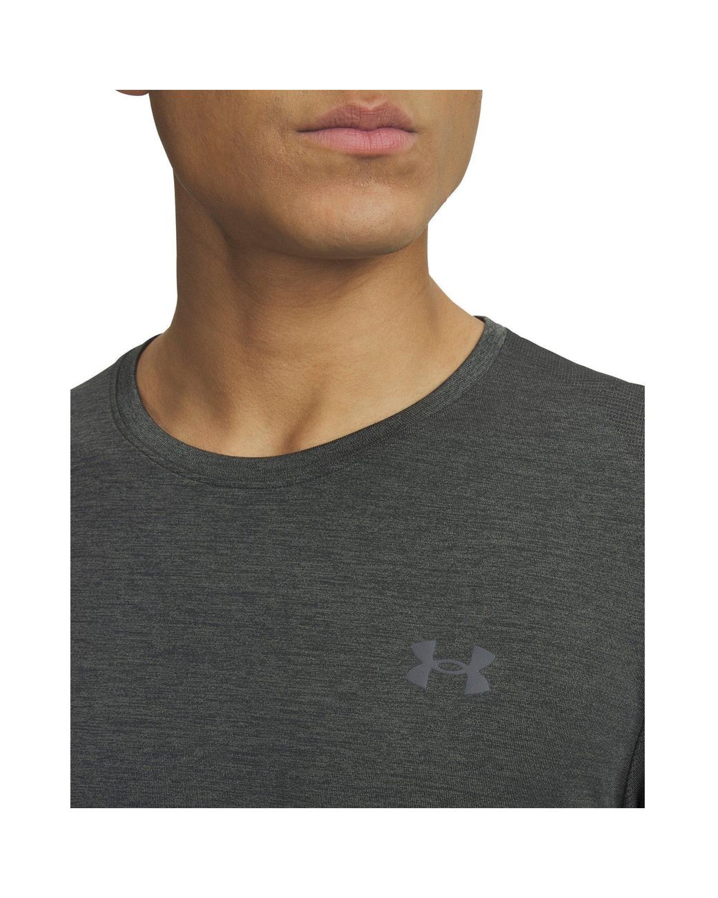 Under Armour Gray Vanish Elite Seamless Short Sleeve Ultimate Castlerock for men