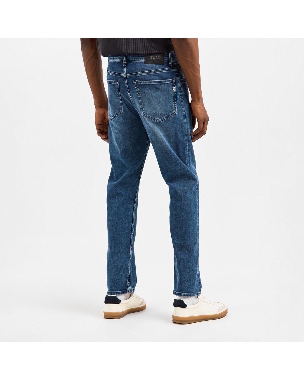Boss Blue Ogden Straight Leg Jeans for men