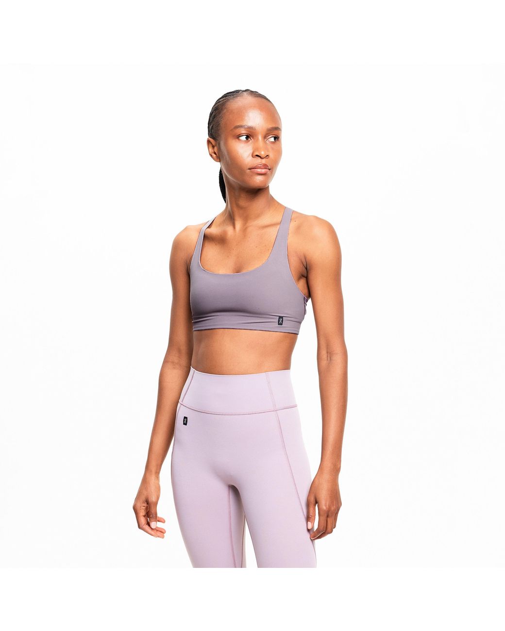 On Shoes Purple Medium Impact N Wired Sports Bra