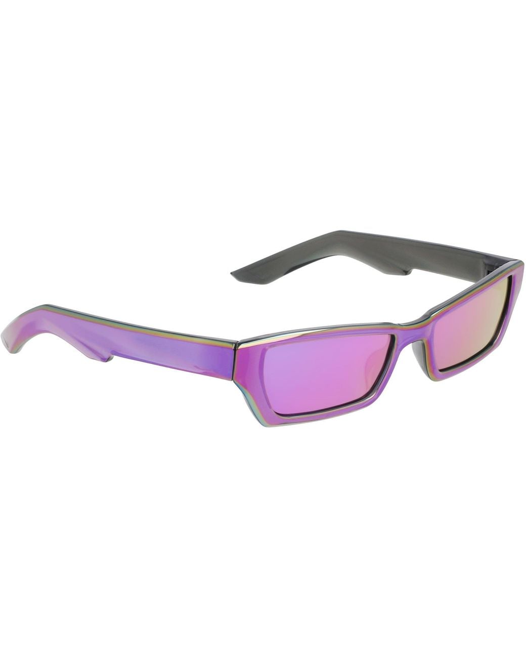 Nike Purple Lucent Boost Rectangle Sunglasses