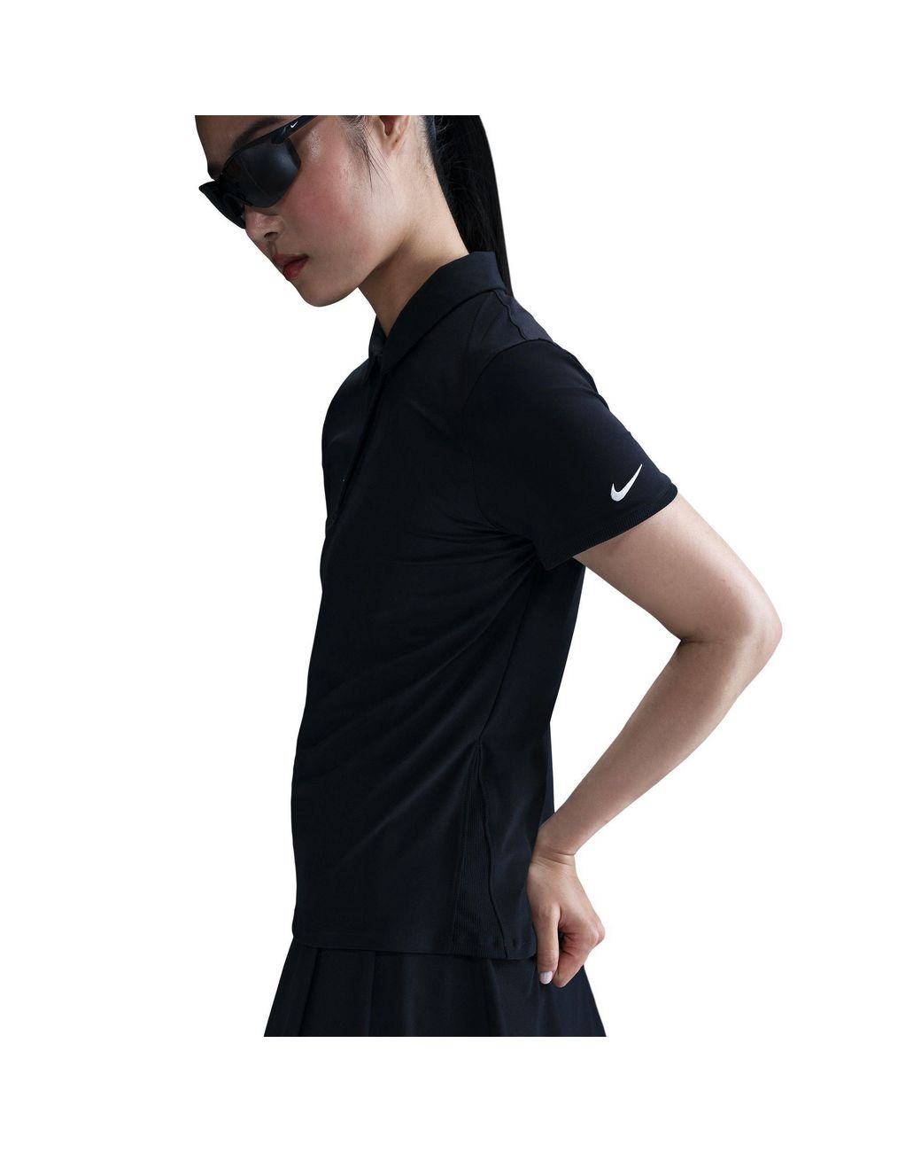 Nike Black Dri-Fit Victory Golf Polo