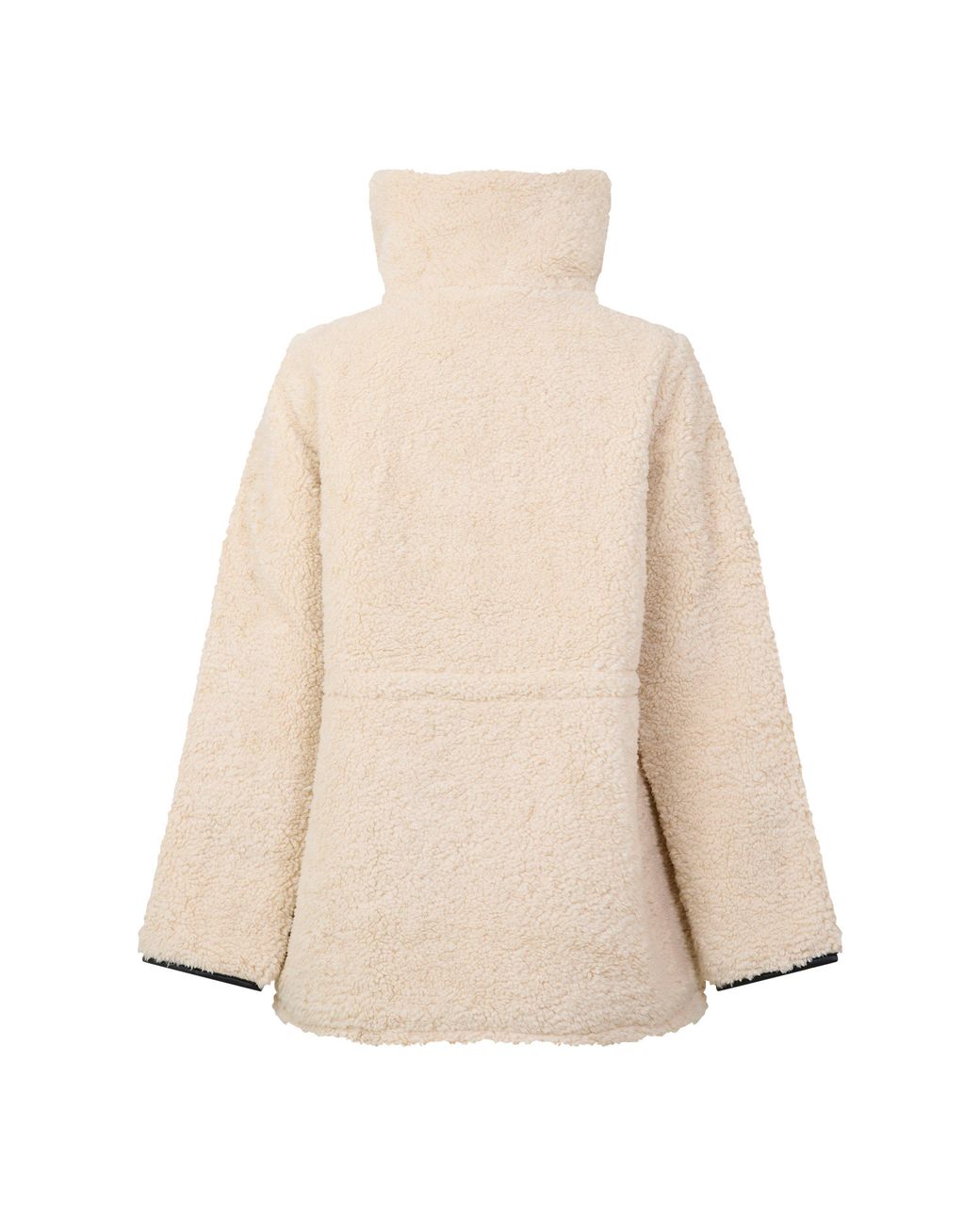 Barbour Natural Kemora Full-Zip Funnel-Neck Sherpa Jacket