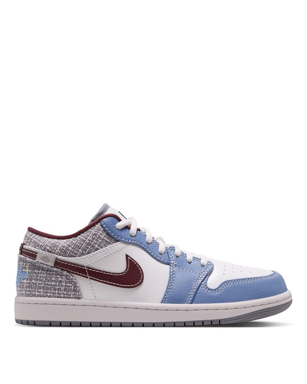Nike Blue 1 Low Leather Low-Top Trainers
