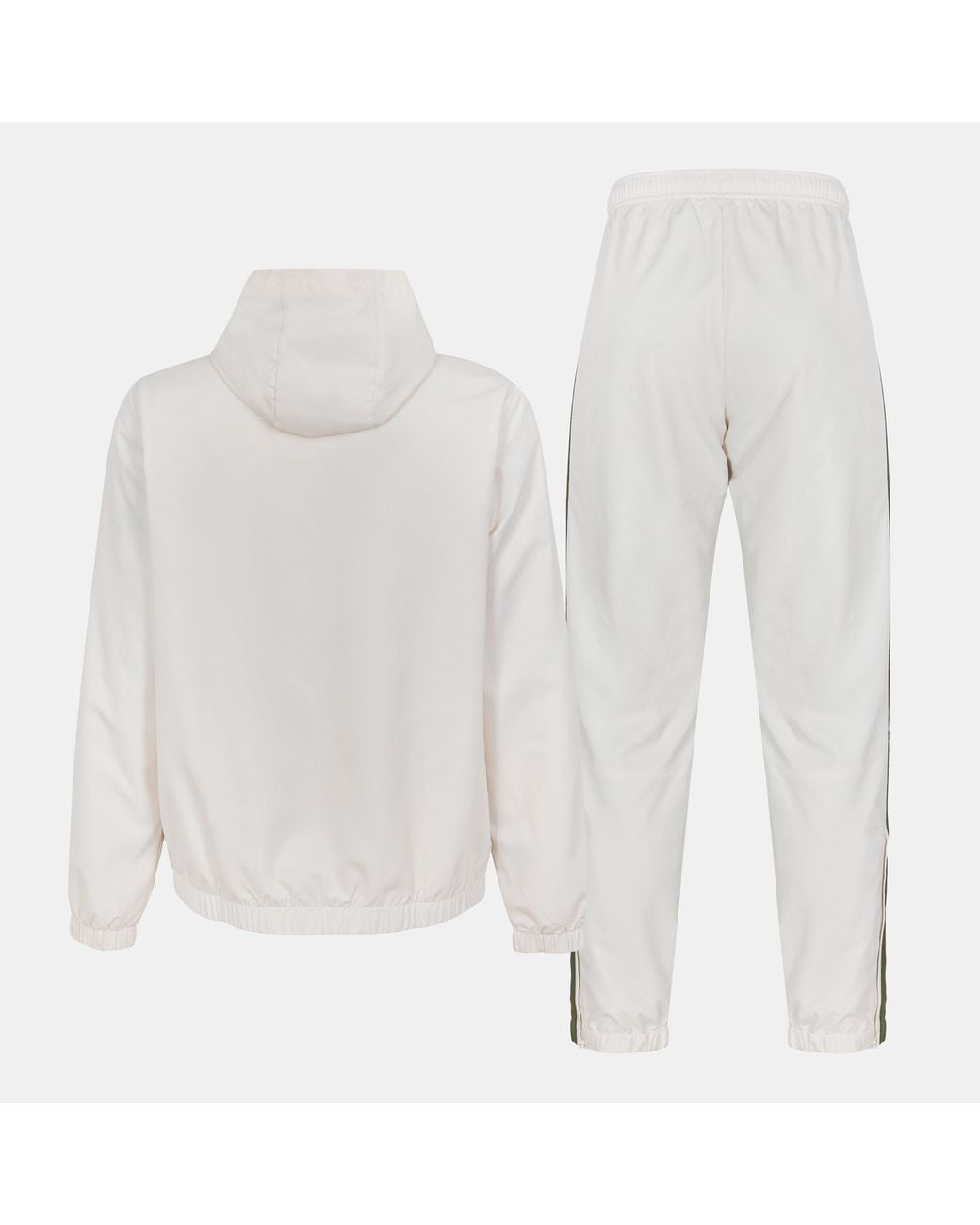 Lacoste White Tennis Sport Stripe Tracksuit for men