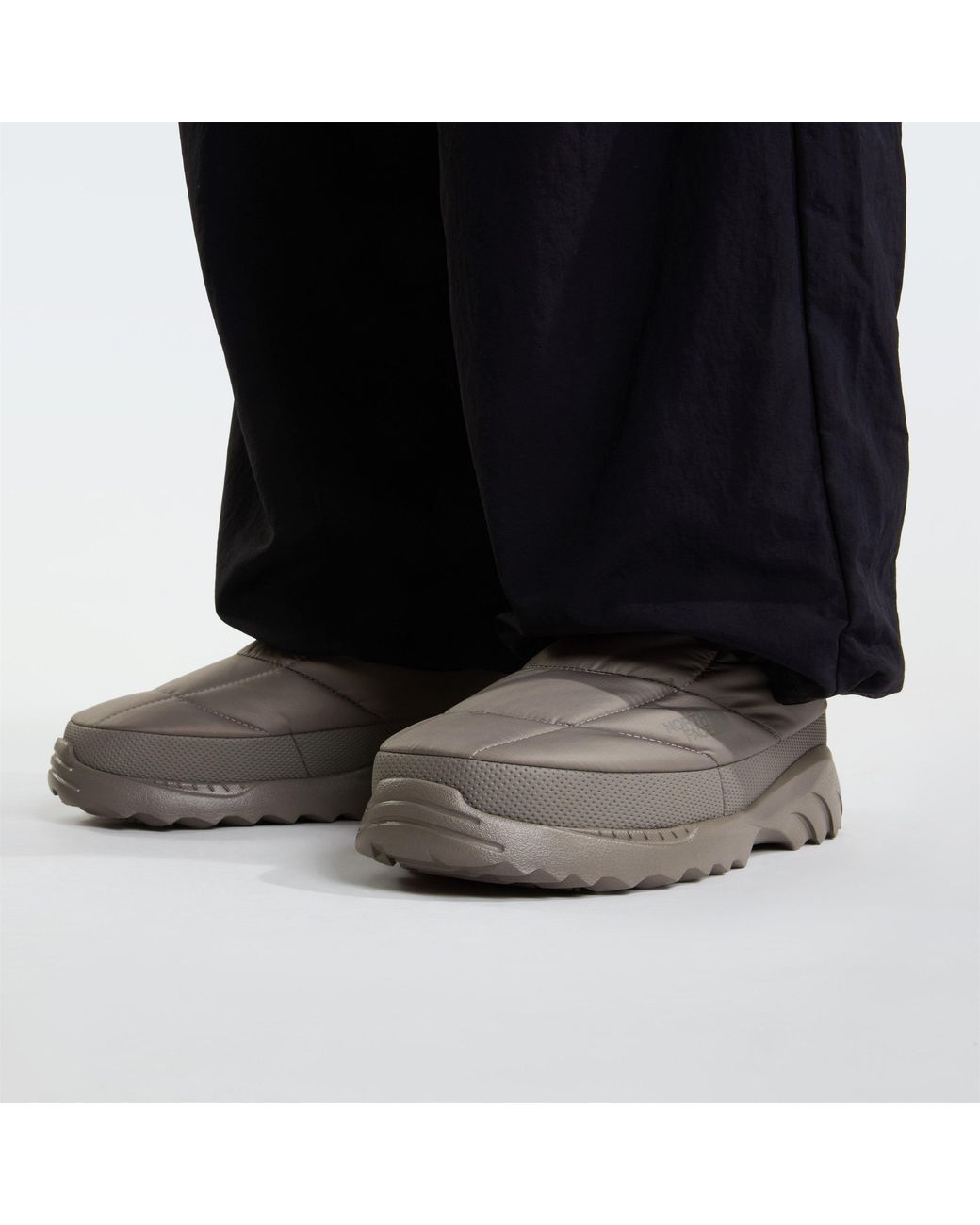 The North Face Gray Nuptse Traction Chukka Boot