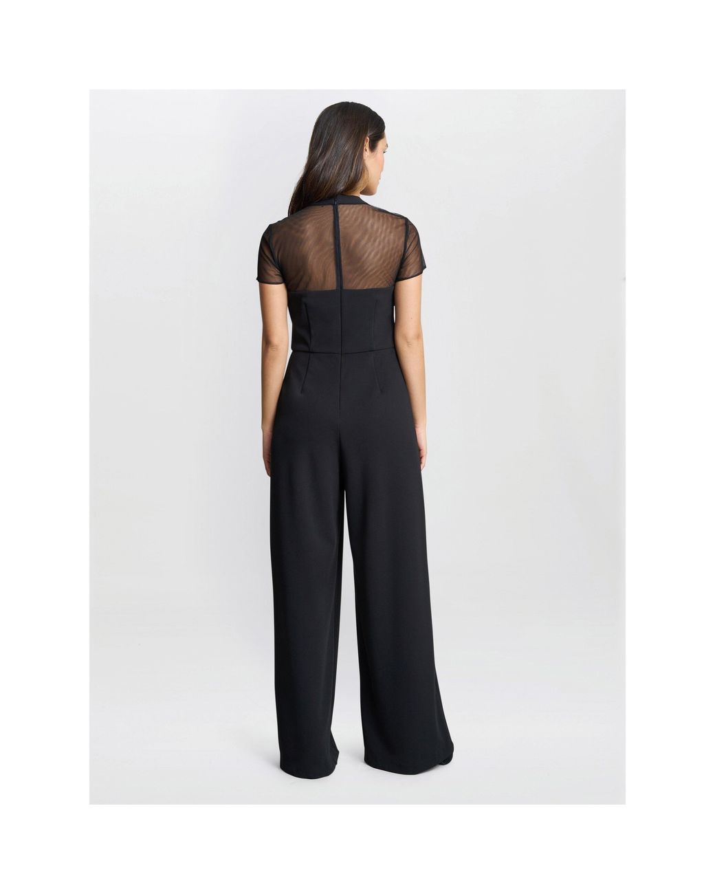 Gina Bacconi Blue Charlene Structured Jumpsuit
