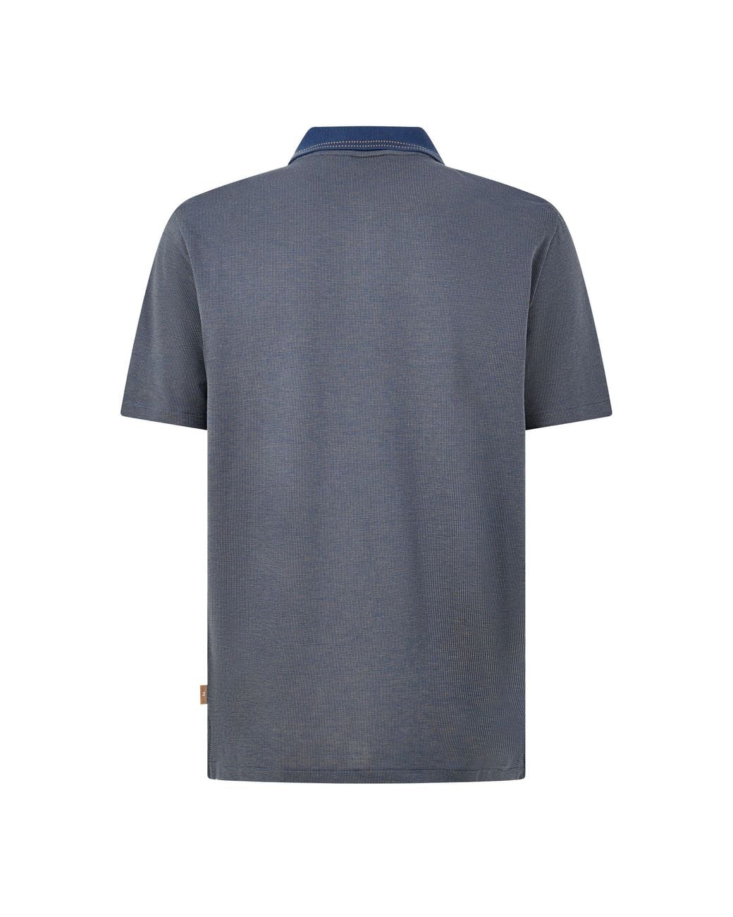 Paul Smith Blue Microdot Cotton Short-Sleeve Polo Shirt for men