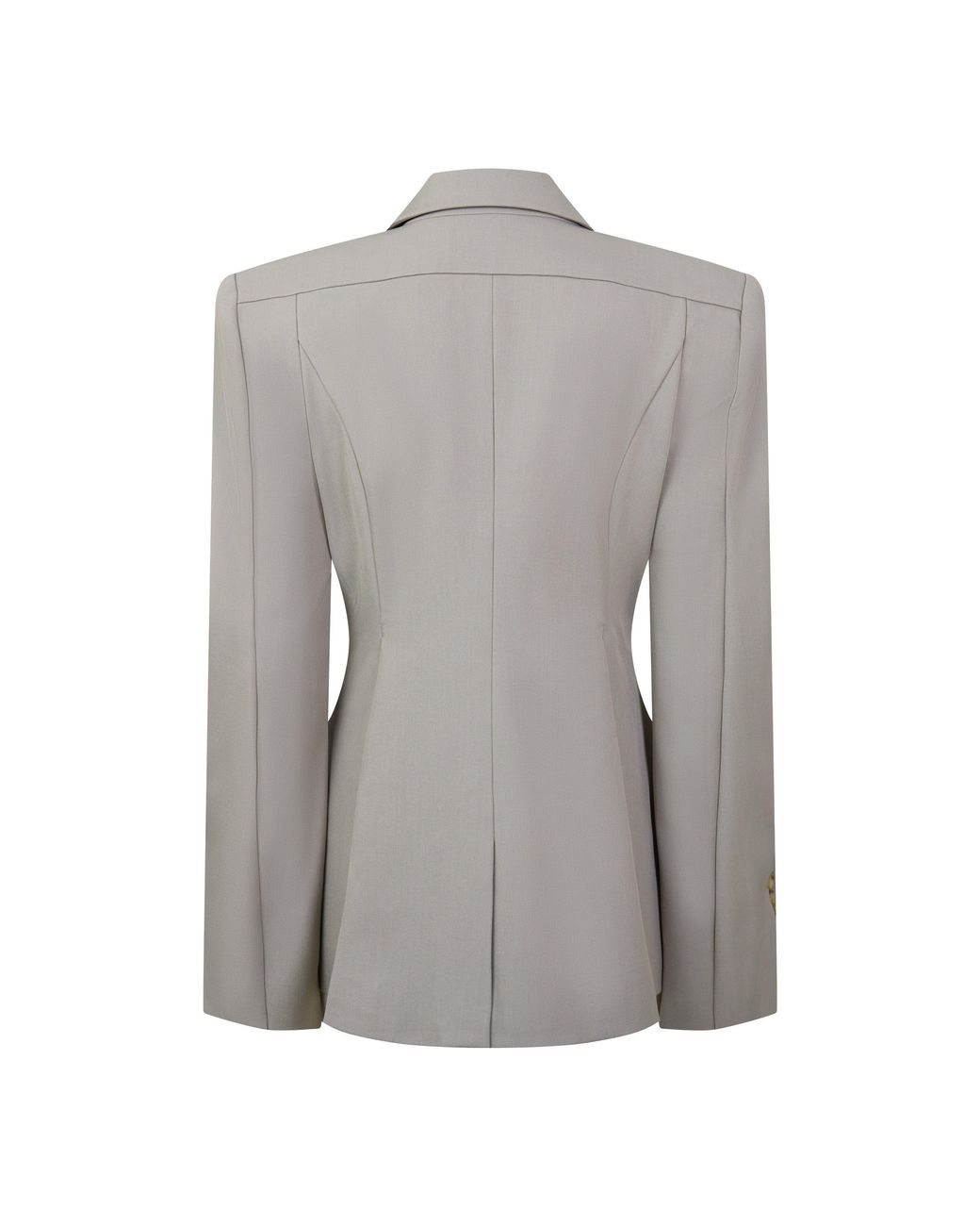 The Couture Club Gray Couture Cinch Blazer Ld71