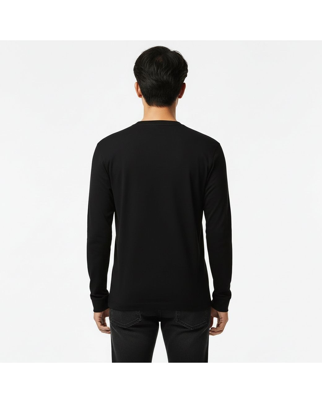 Lacoste Black Long Sleeve T-Shirt for men