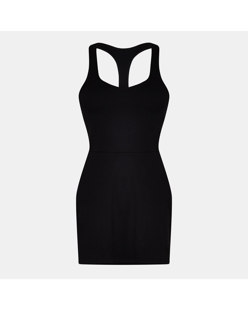 DKNY Black Moisture Wicking Tennis Dress
