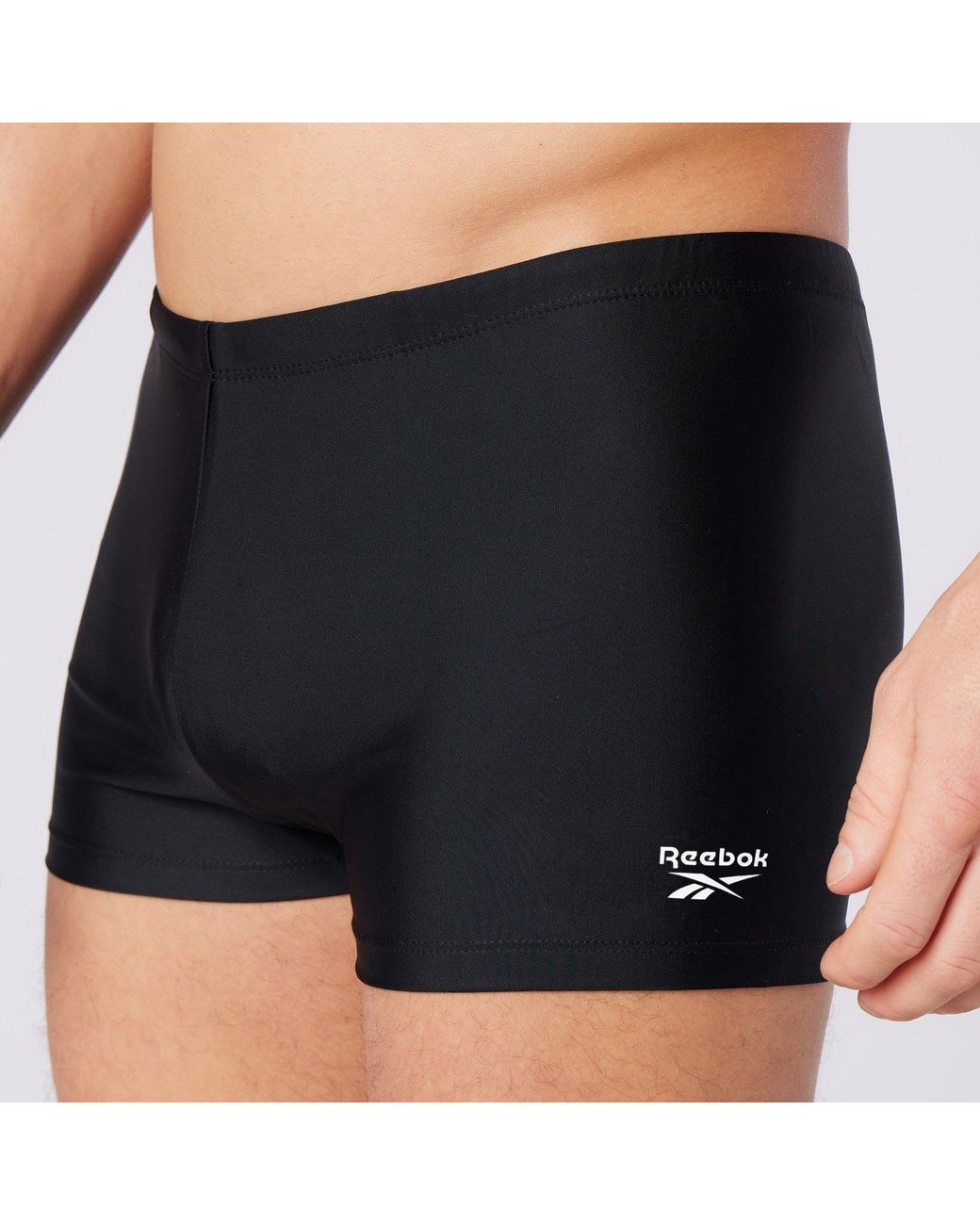 Reebok Black Performance Swim Shorts Bardo for men