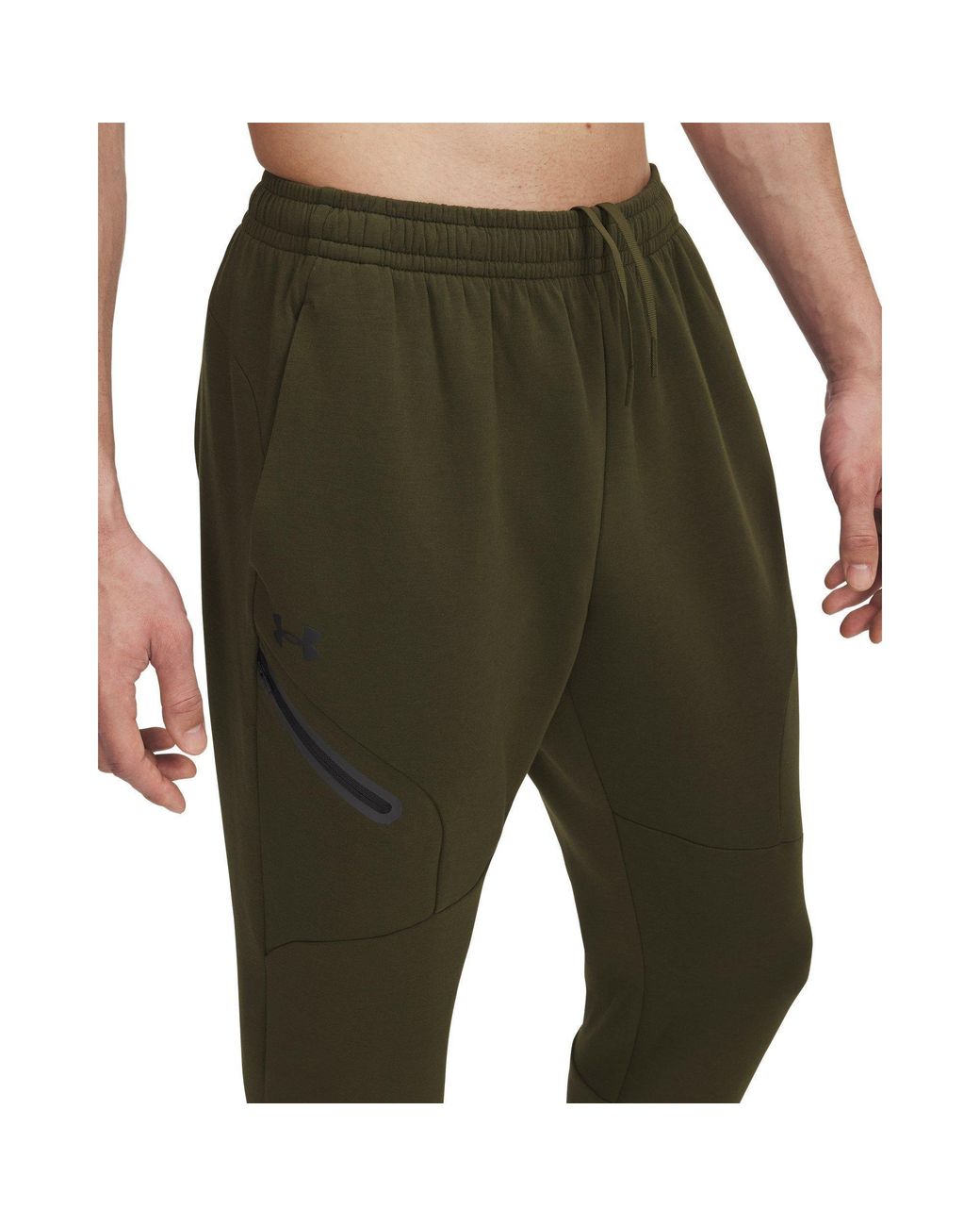 Under Armour Black Unstoppable Closed Hem Fleece Joggers for men