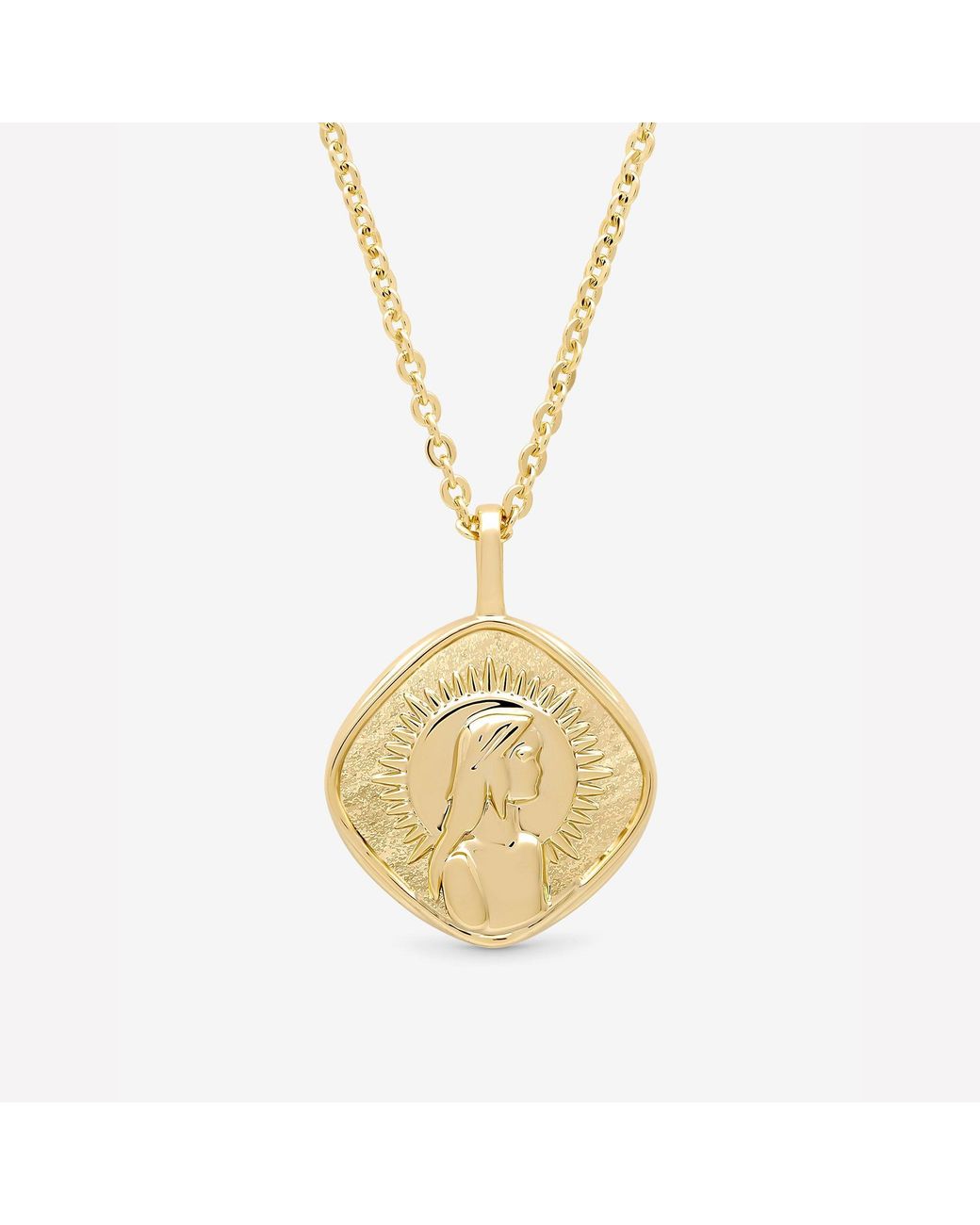Jon Richard Red Plated Molten Horoscope Necklace