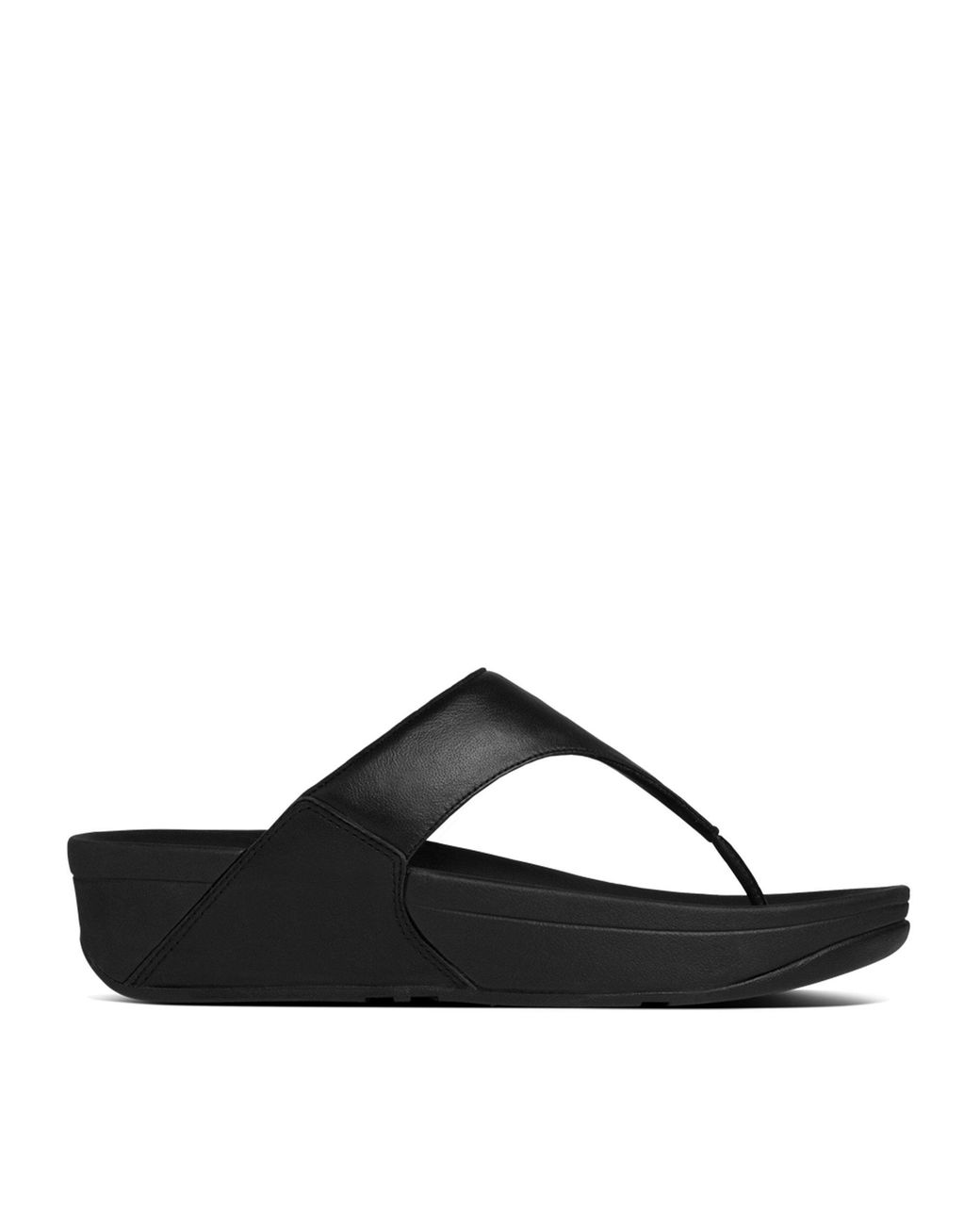 Fitflop Black Lulu Leather Sandals