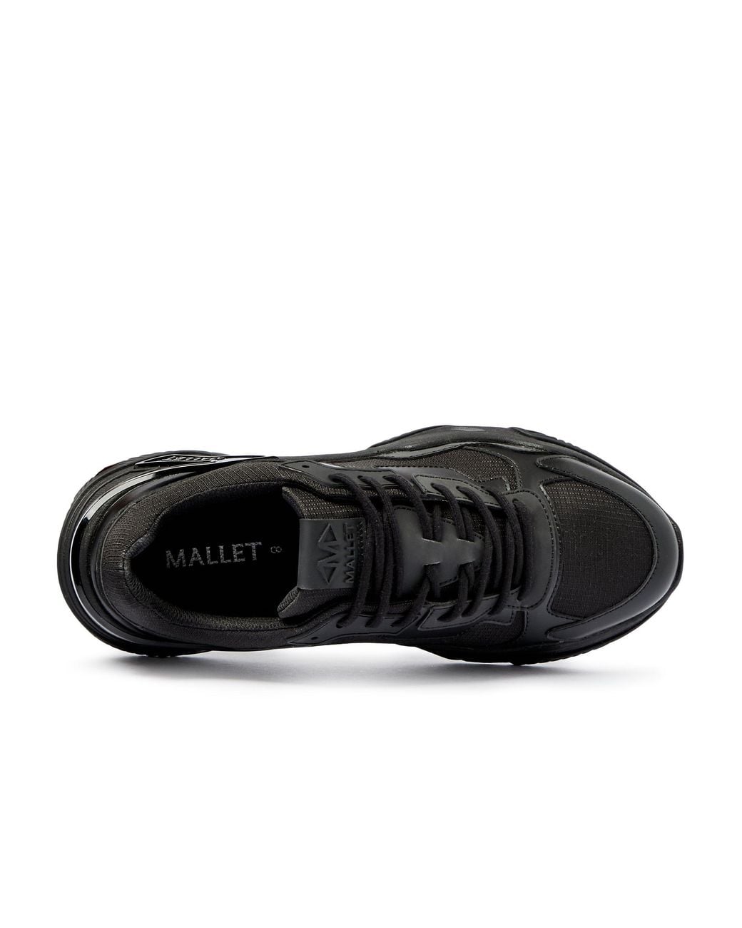 Mallet Black Union Chunky Trainers for men