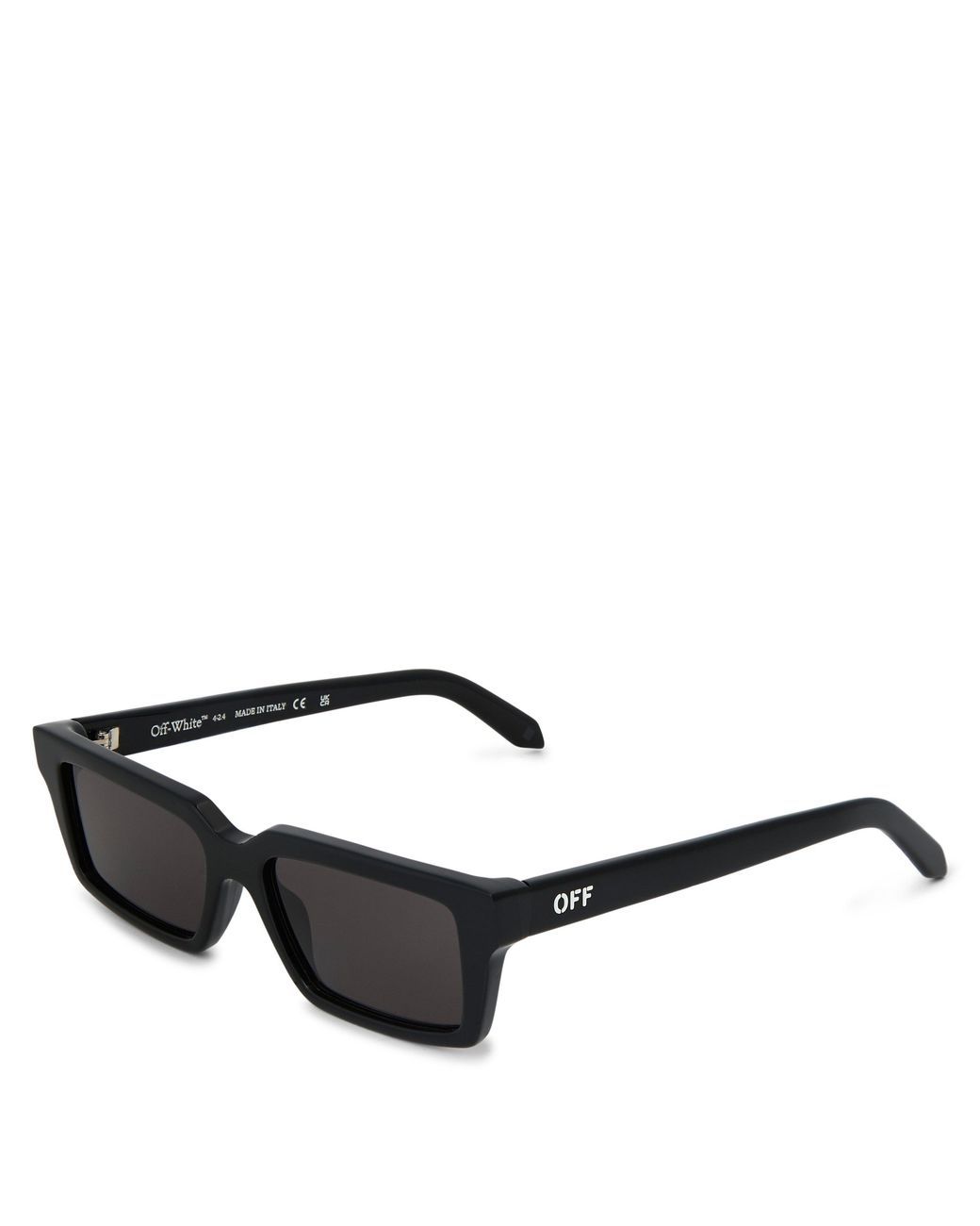 Off-White c/o Virgil Abloh Gray Round Sunglasses