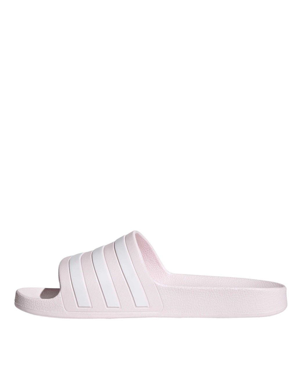 Adidas White Adilette Aqua Slide
