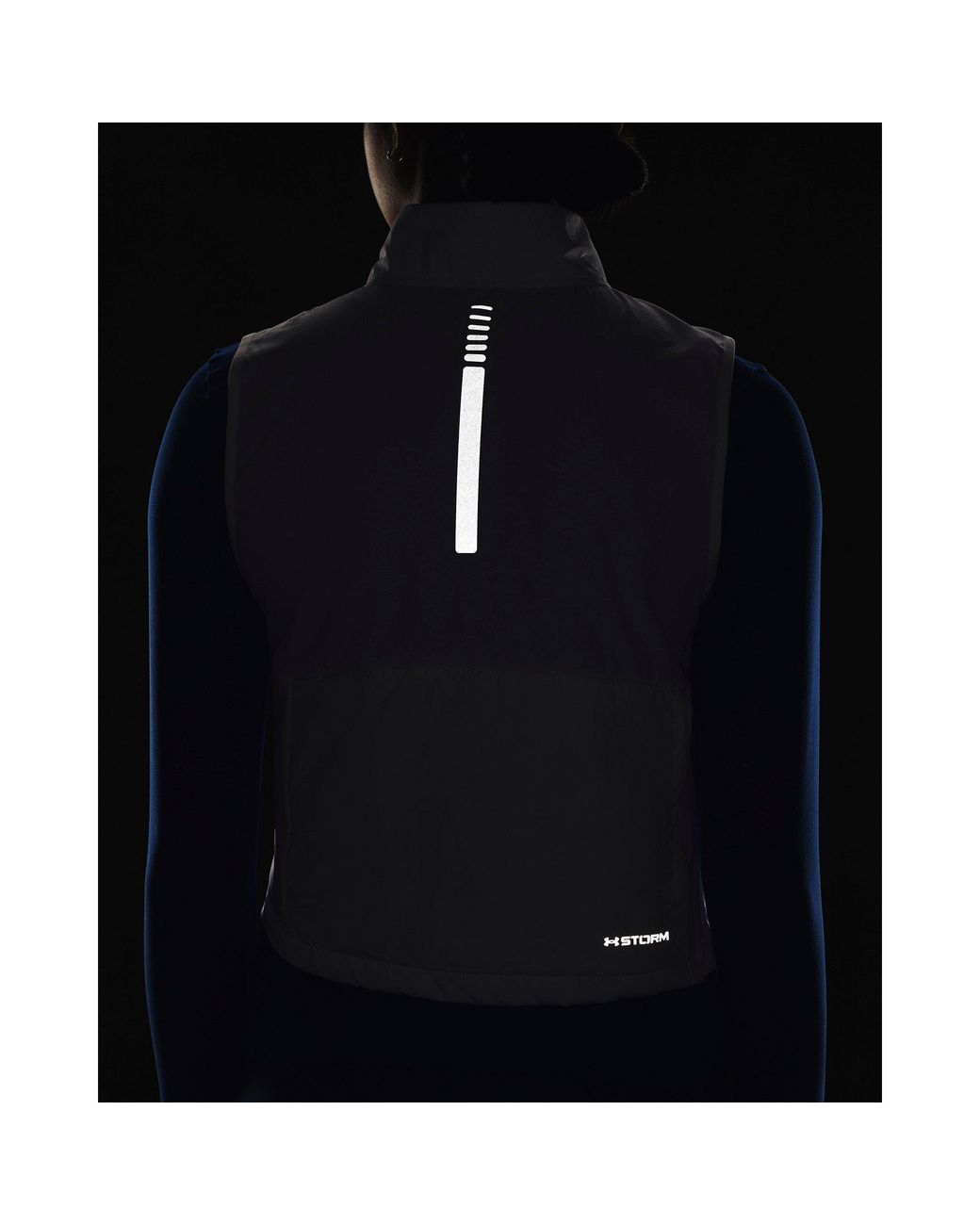 Under Armour White Launch Insulated Vest Running