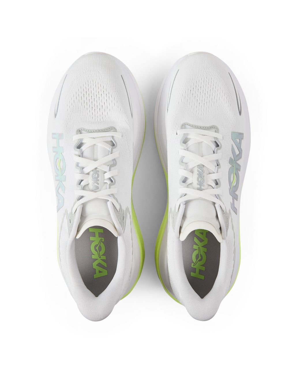 Hoka One One White Everyday Neutral Road Running Shoes for men