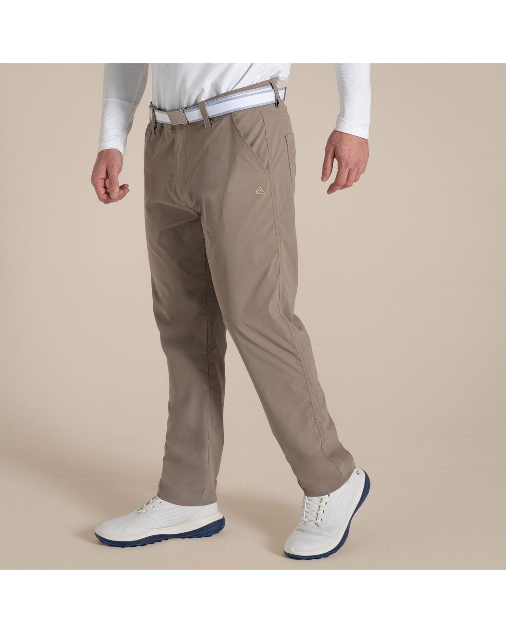 Craghoppers Gray Nosilife Santos Ii Golf Trousers for men