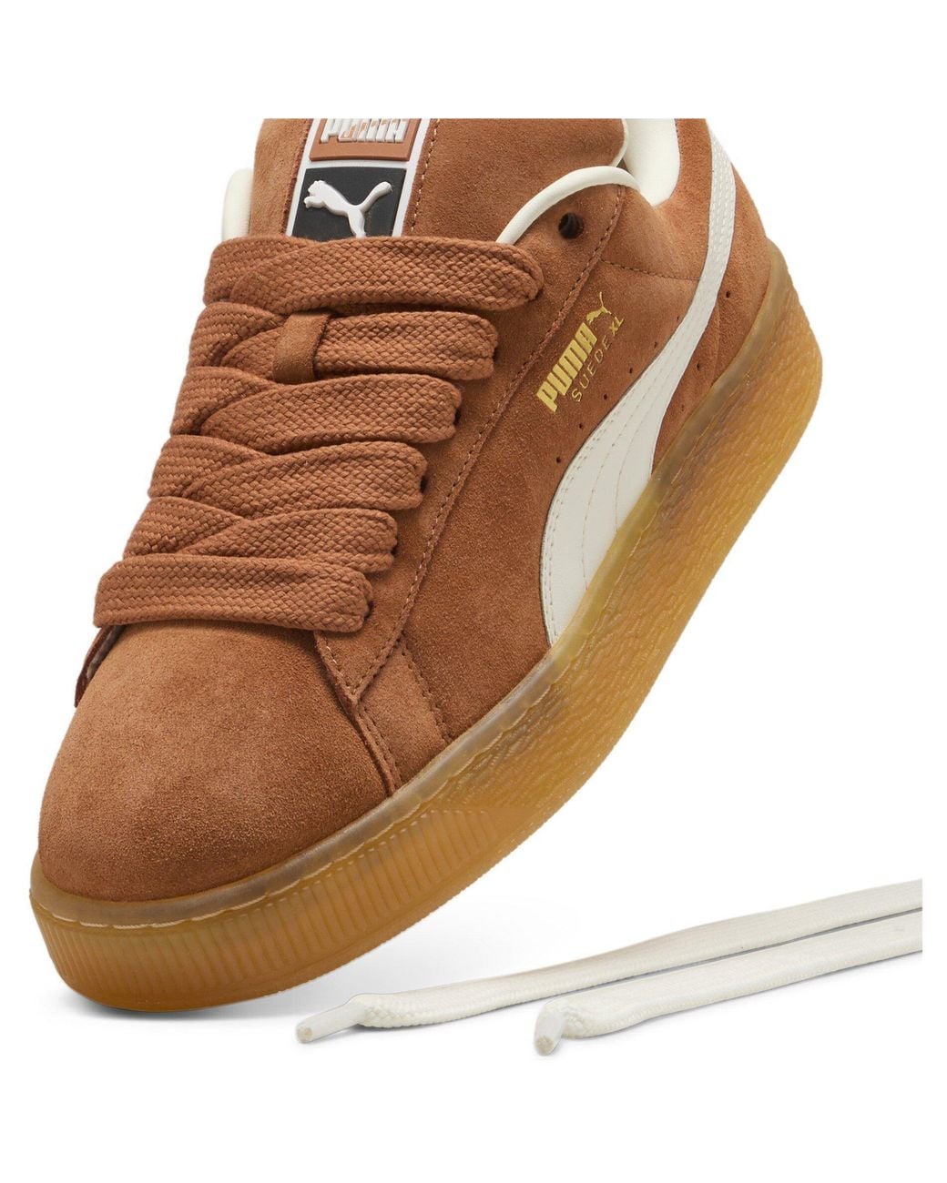 PUMA Brown Suede Xl Trainers for men