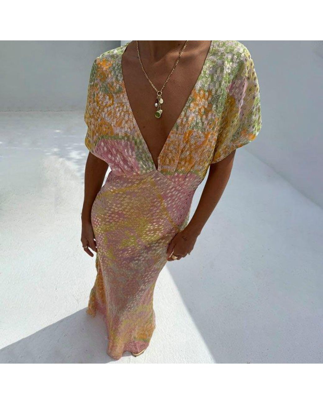 Never Fully Dressed Pink Boho Elodie Long Maxi Dress