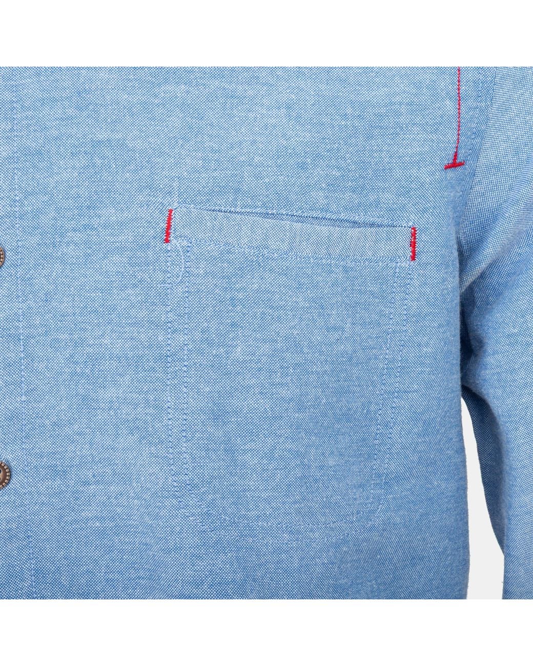 Firetrap Blue Plain Shirt for men